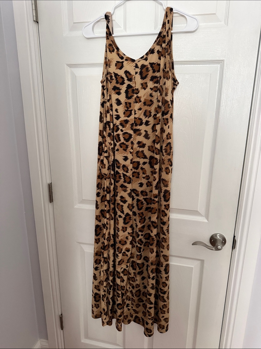 LuLaRoe Leopard Print Jumpsuit in Tan and Black